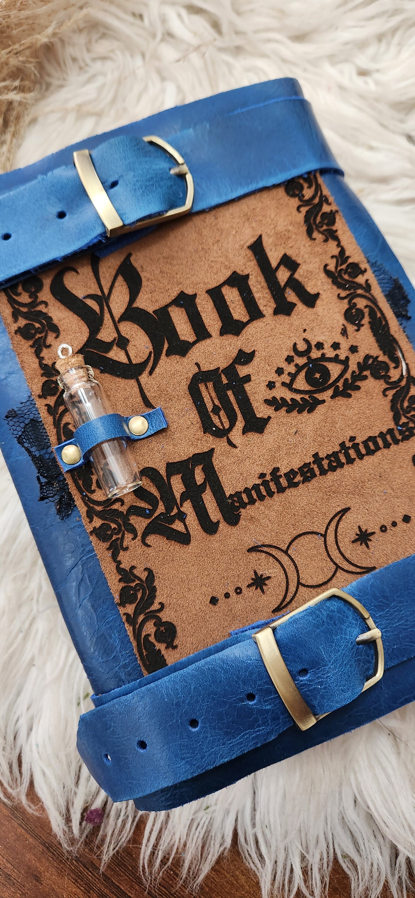 Book of manifestations leather journal & sketchbook