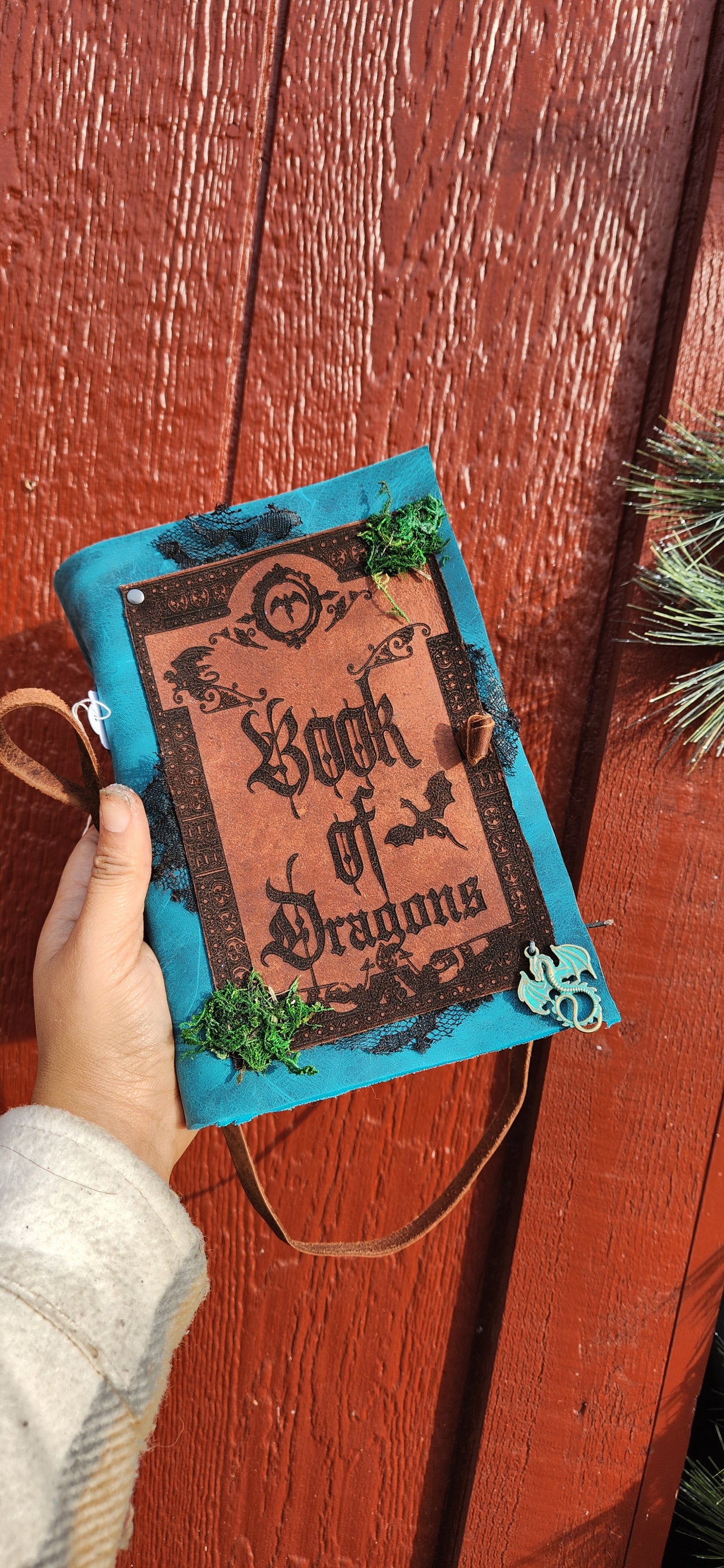 Book or Dragons leather journal & sketchbook