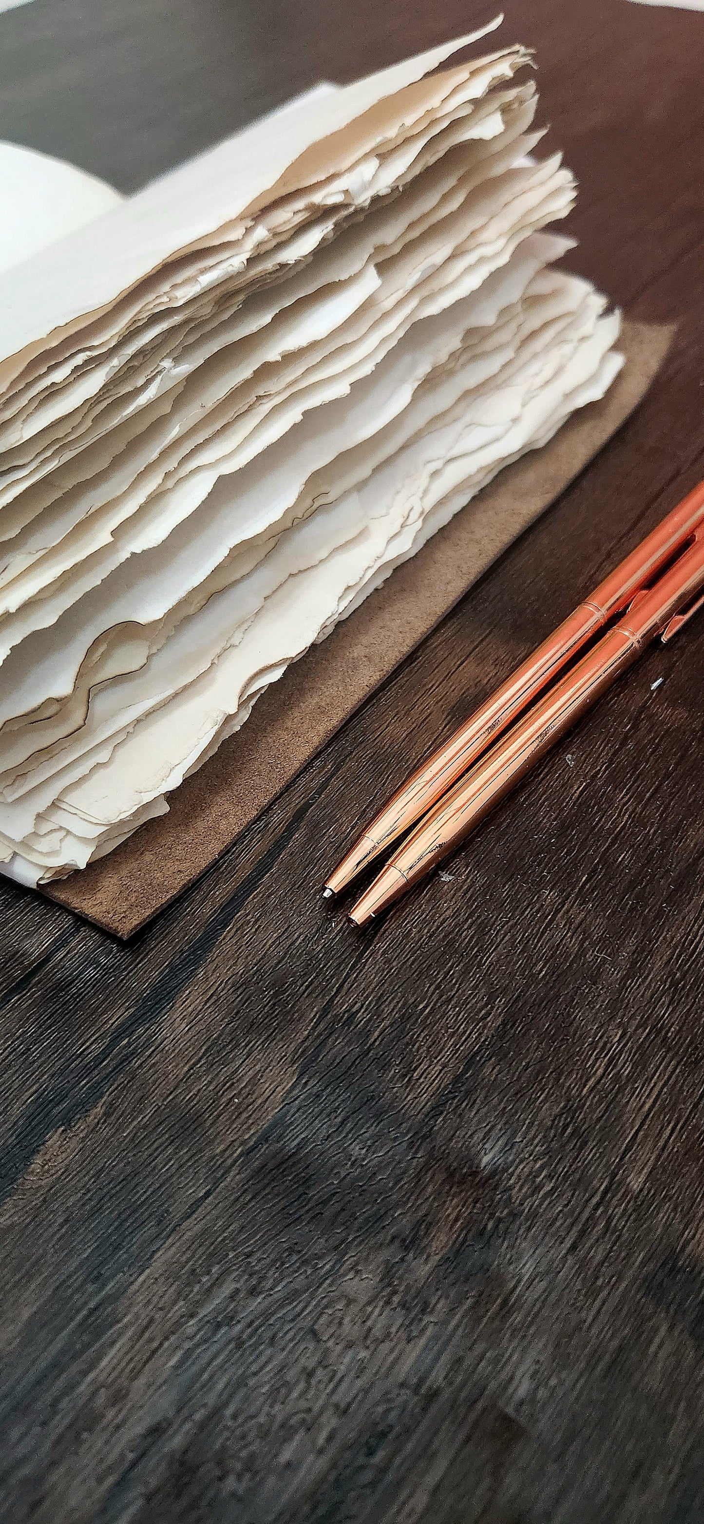 Antiqued leather sketchbook journal
