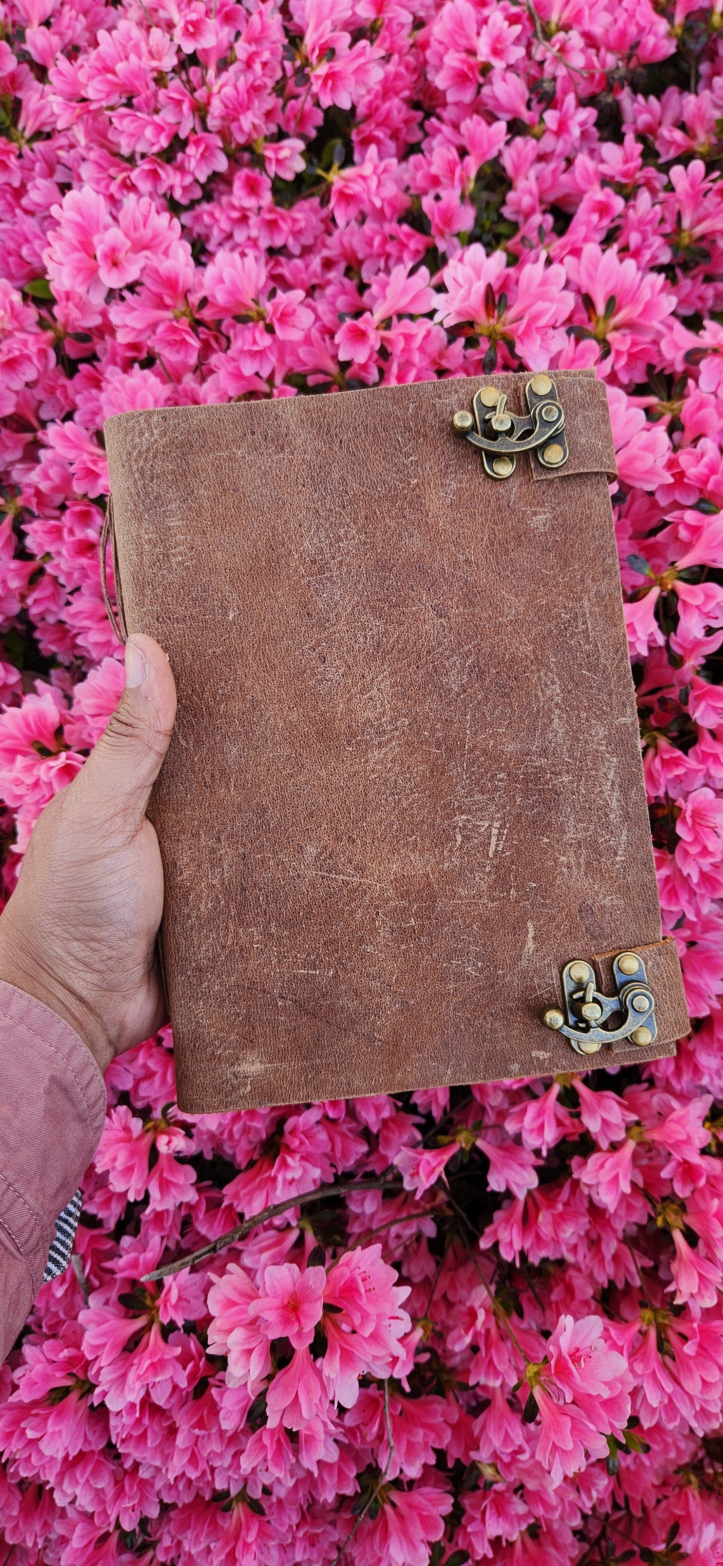 Double latch leather journal & Sketchbook
