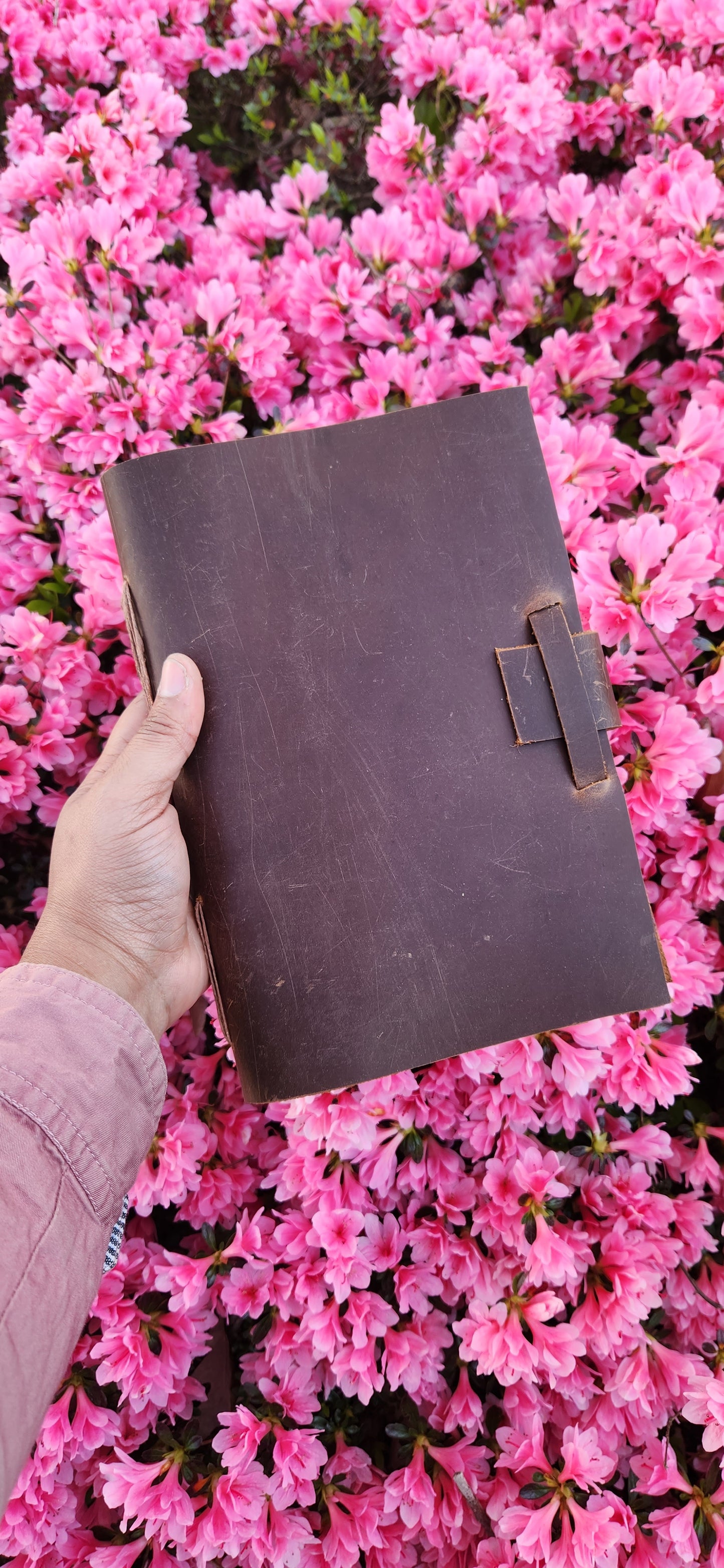 Belt latch leather journal & Sketchbook