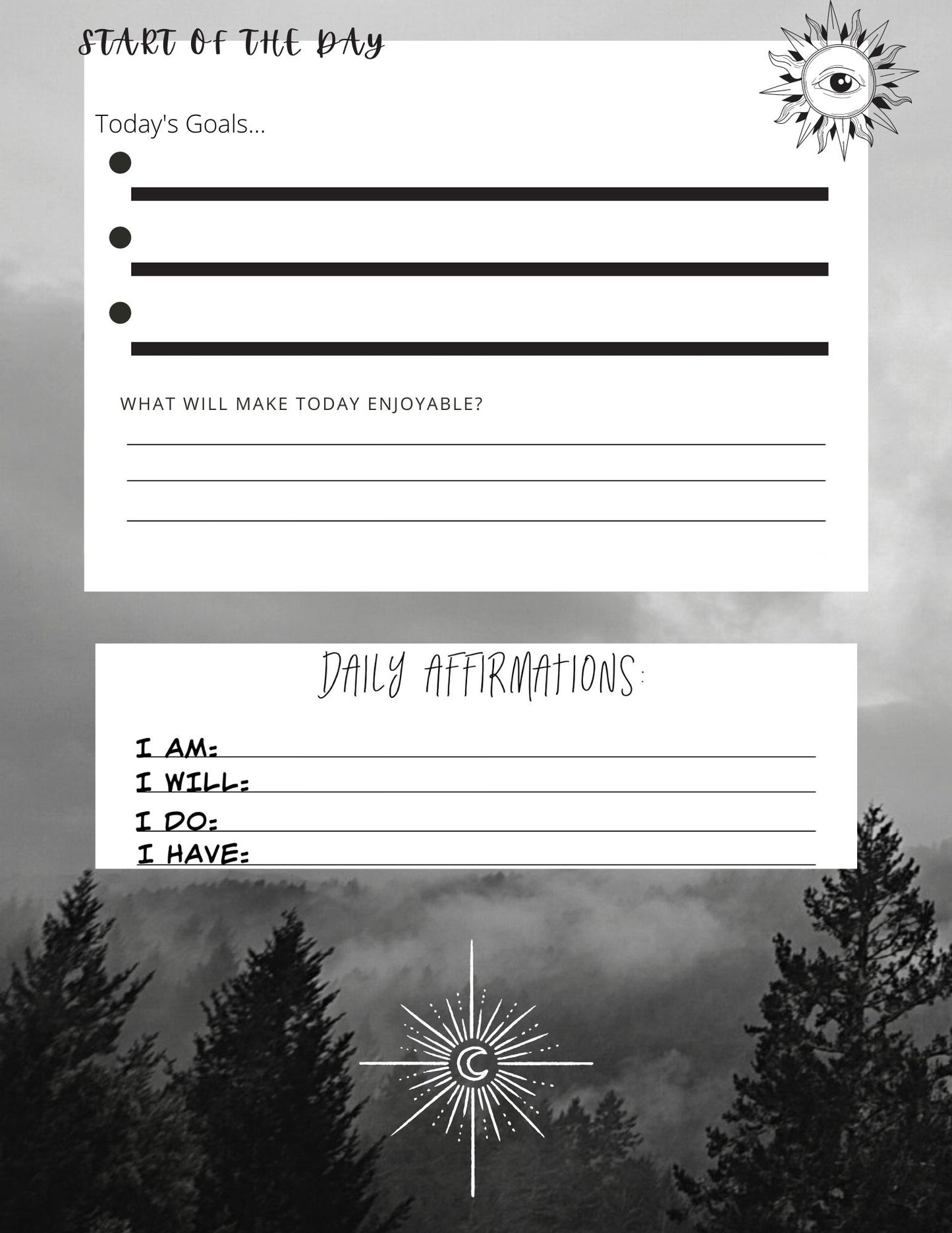 Daily Reflections Journal & Planner: By Letsjazzitup2