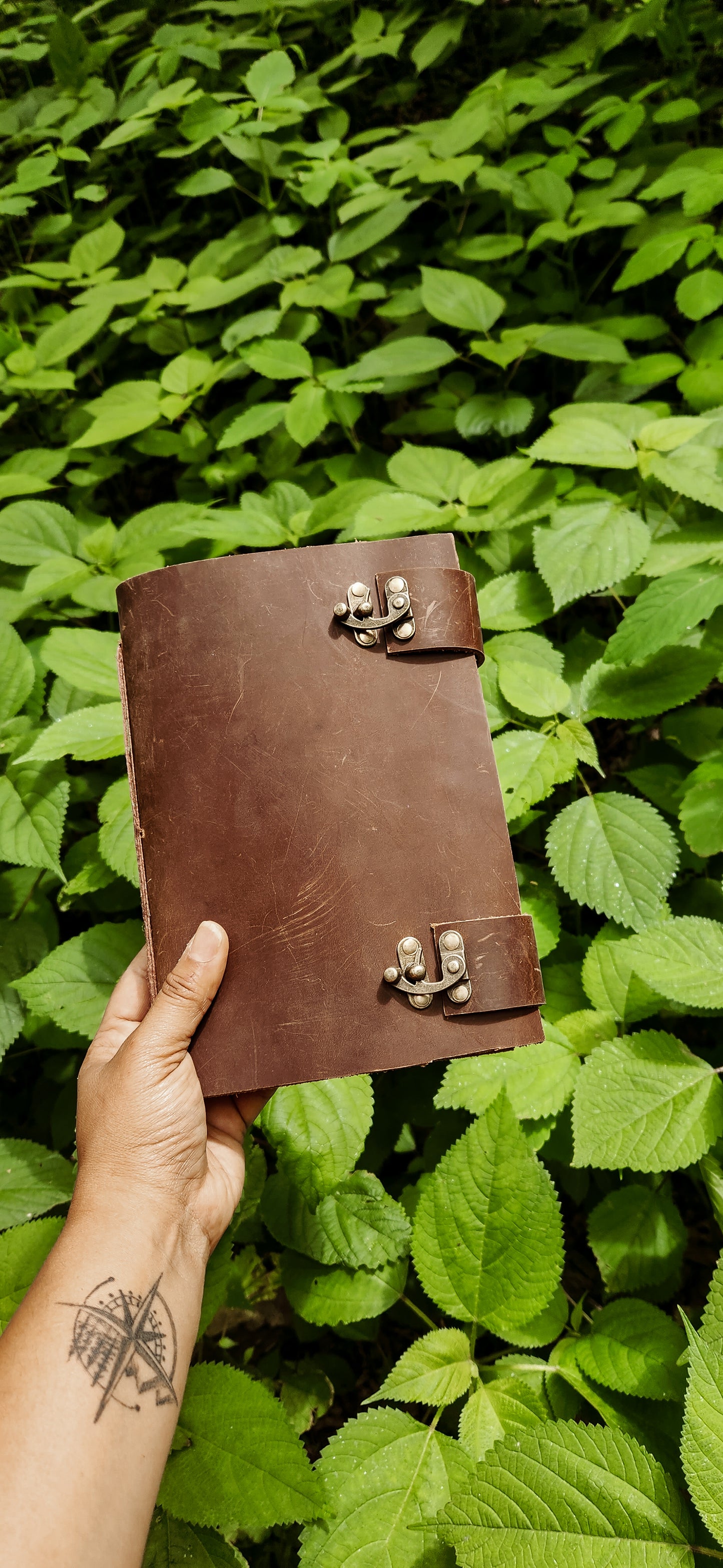 Double latch leather journal & Sketchbook
