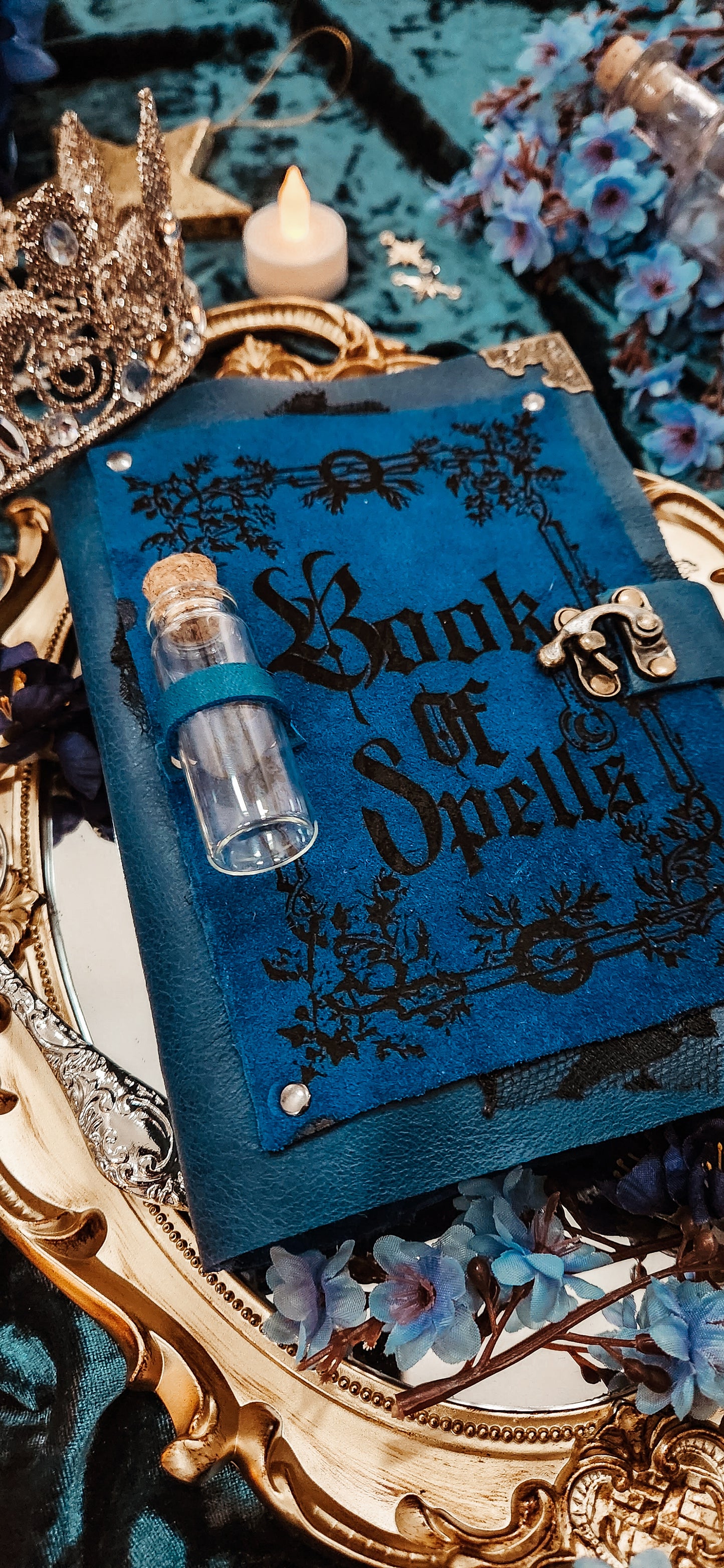 Book of spells leather journal & sketchbook