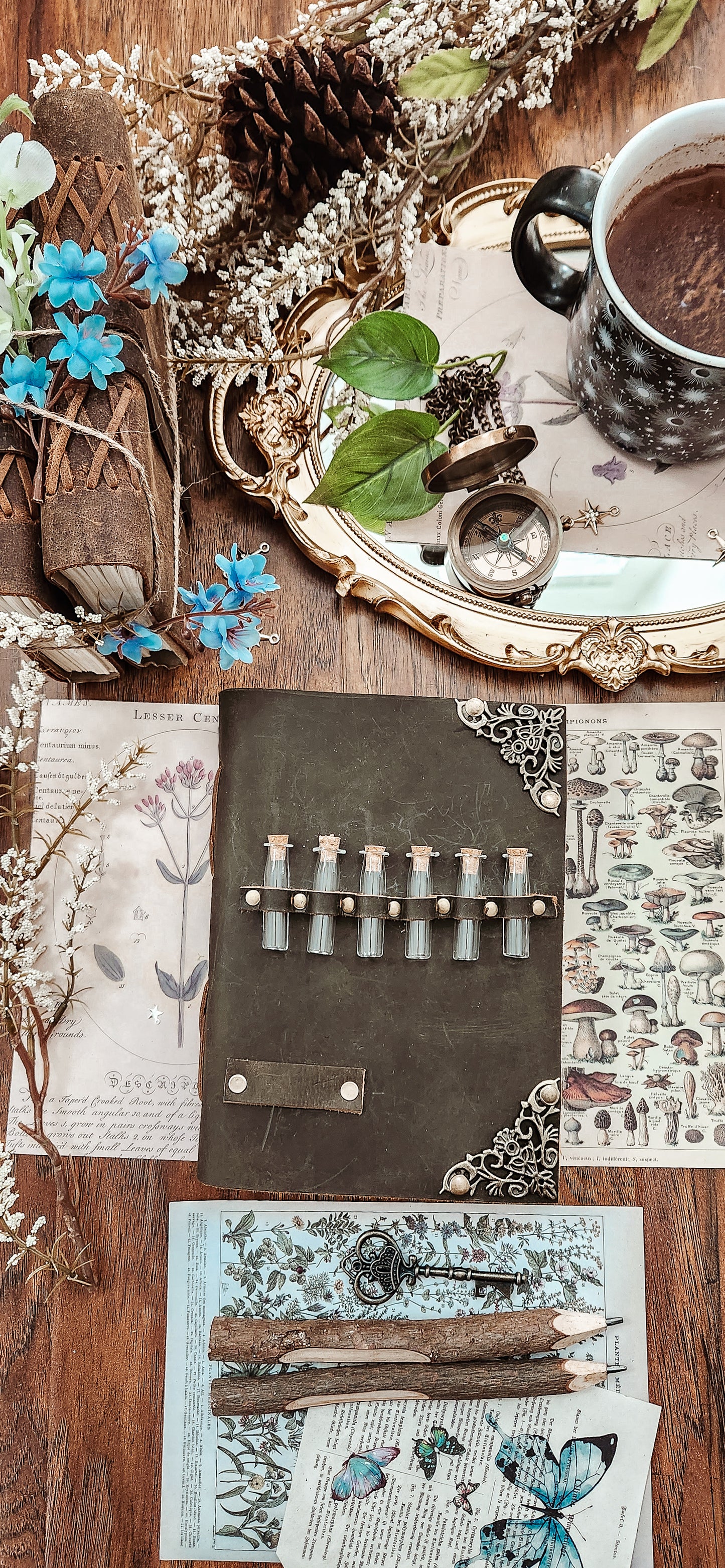 Book of potions leather Journal