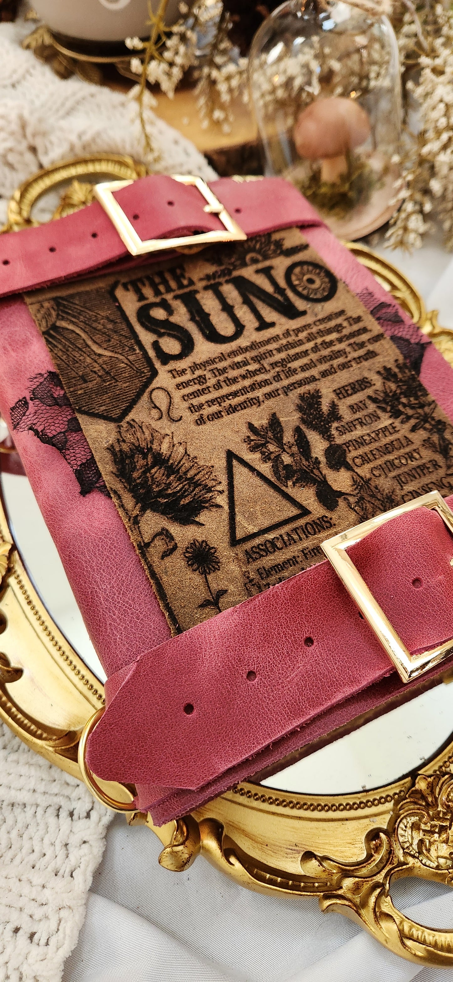 The Sun Leather Journal & sketchbook