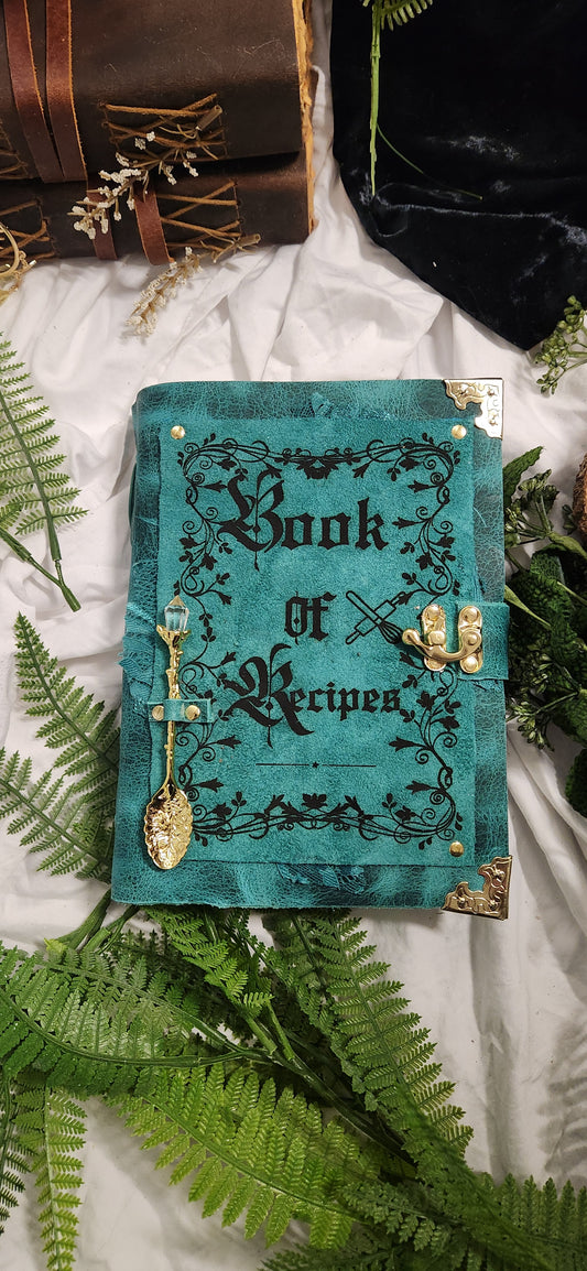 Book of Recipes Leather Journal