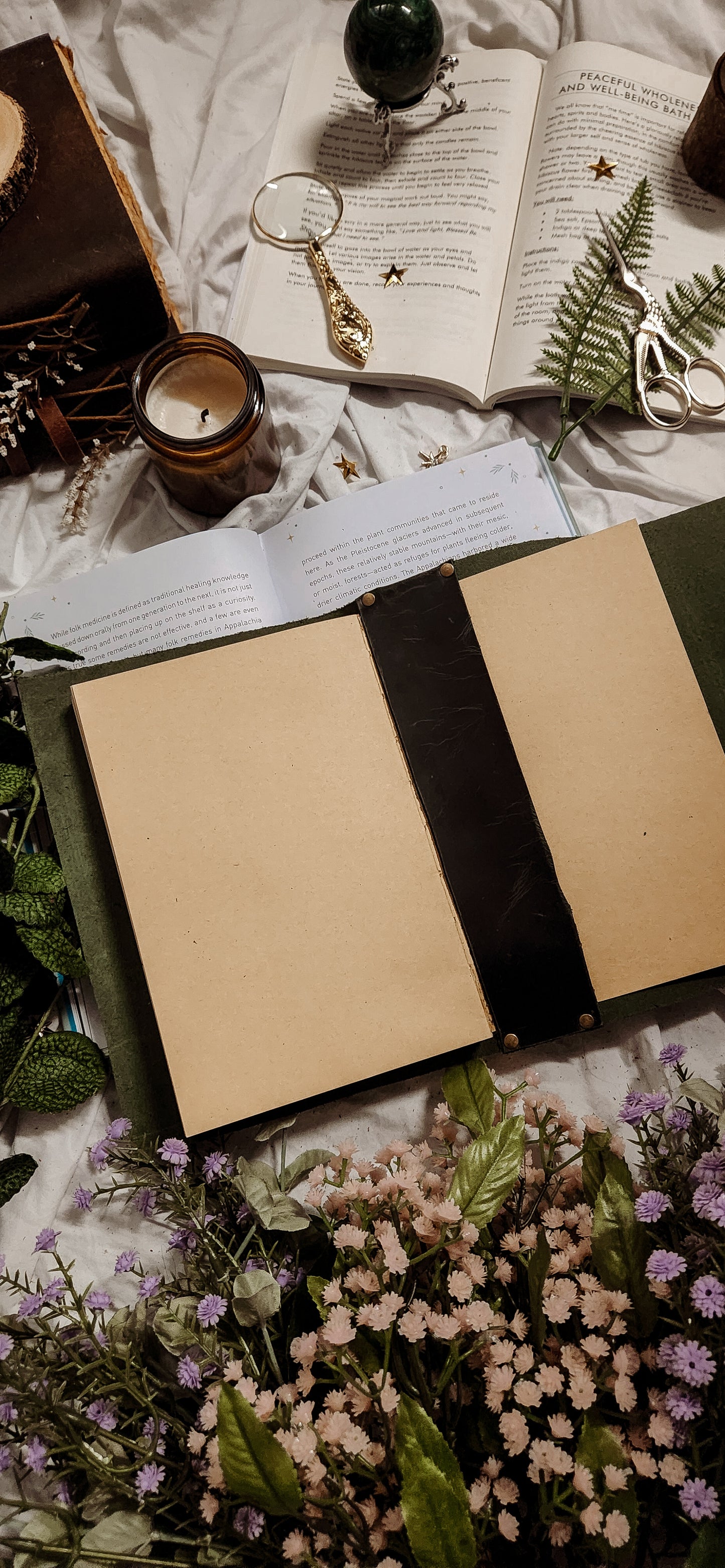 Refillable Leather Journal & sketchbook