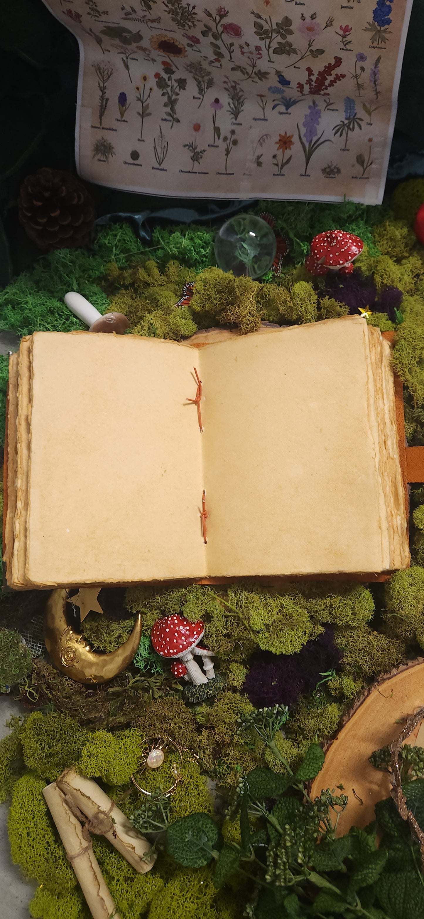 Book of magic leather journal