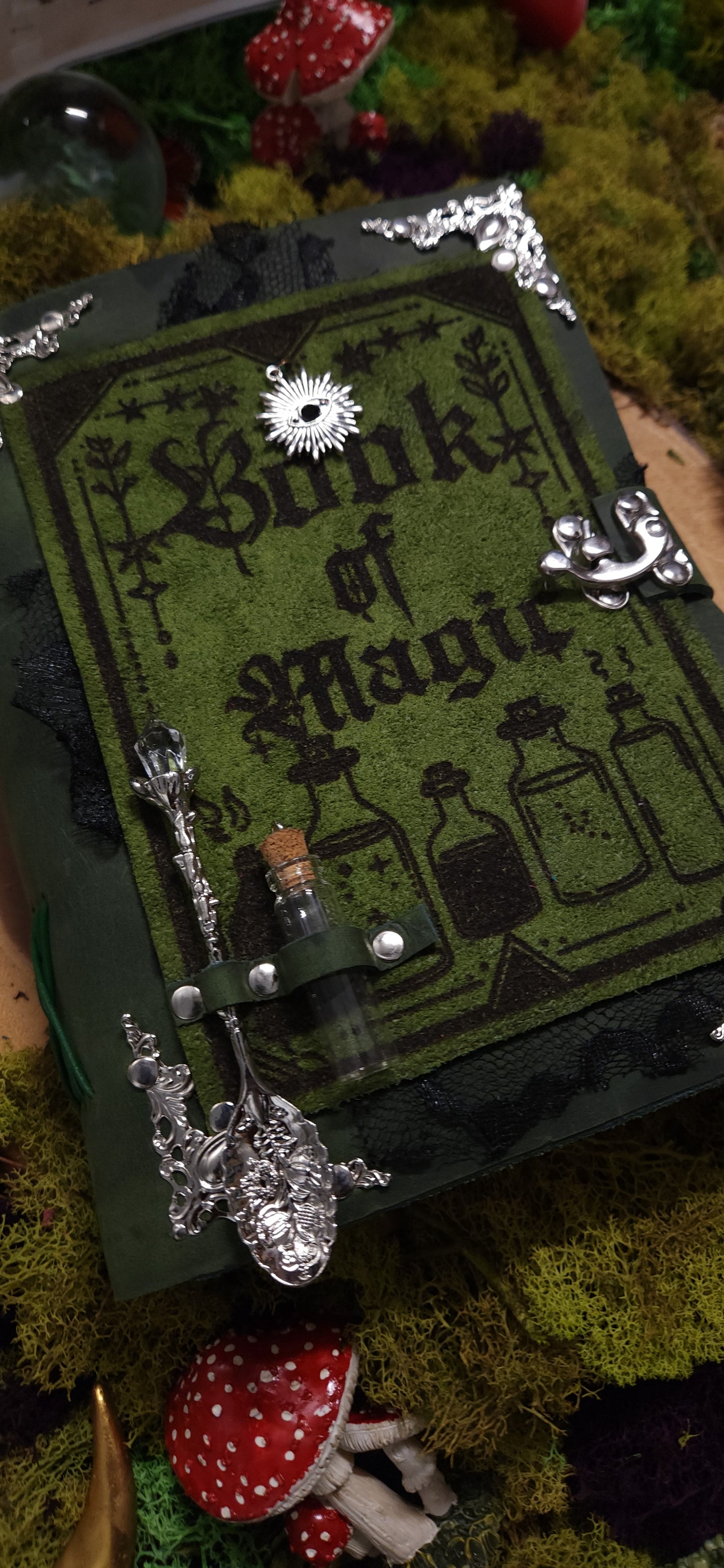 Book of magic leather journal