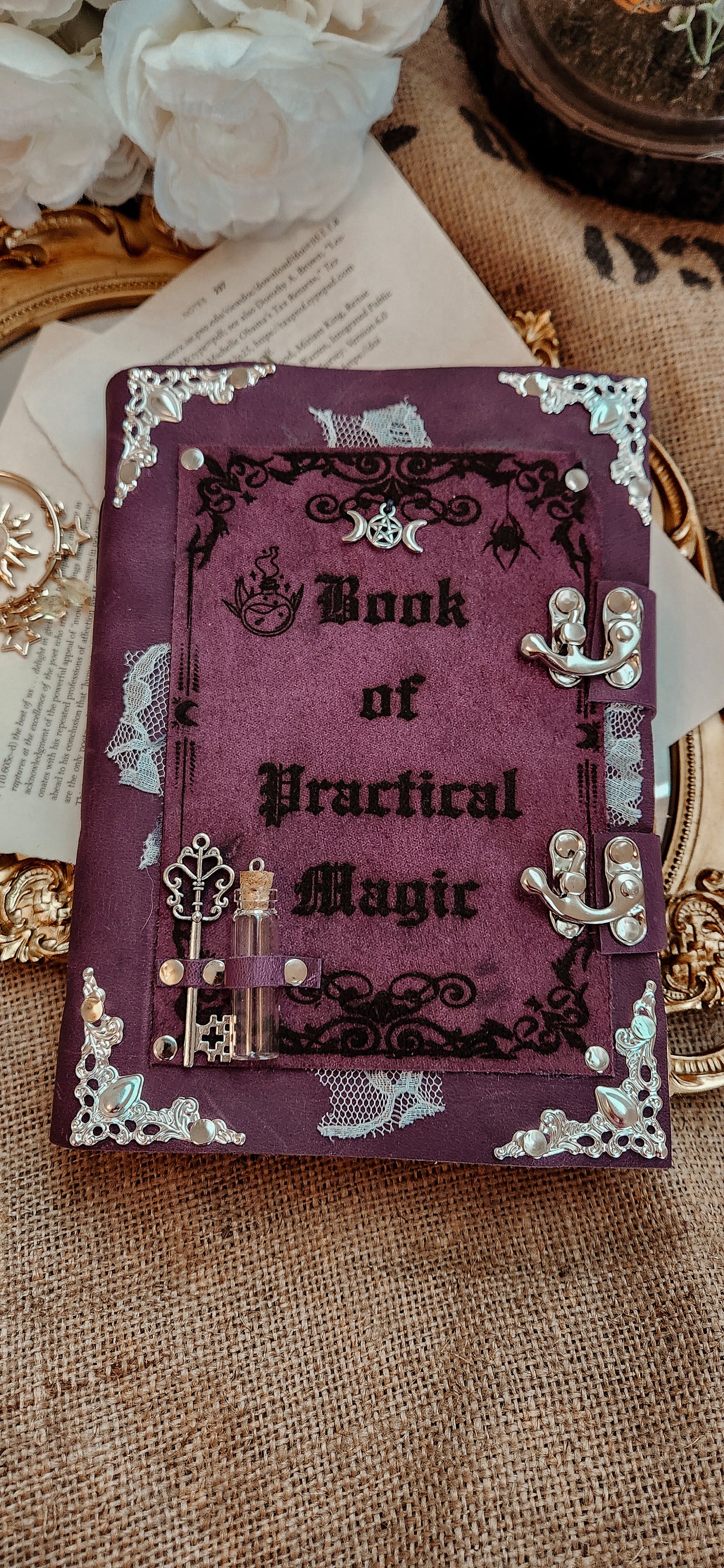 Book of Practical Magic Leather Journal