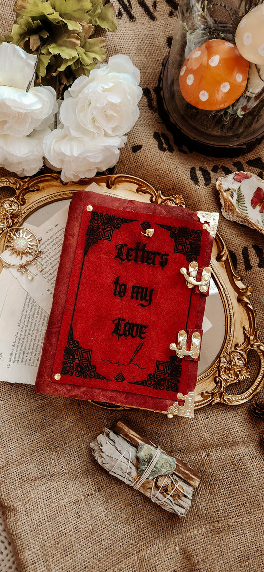 Letters to my love leather journal