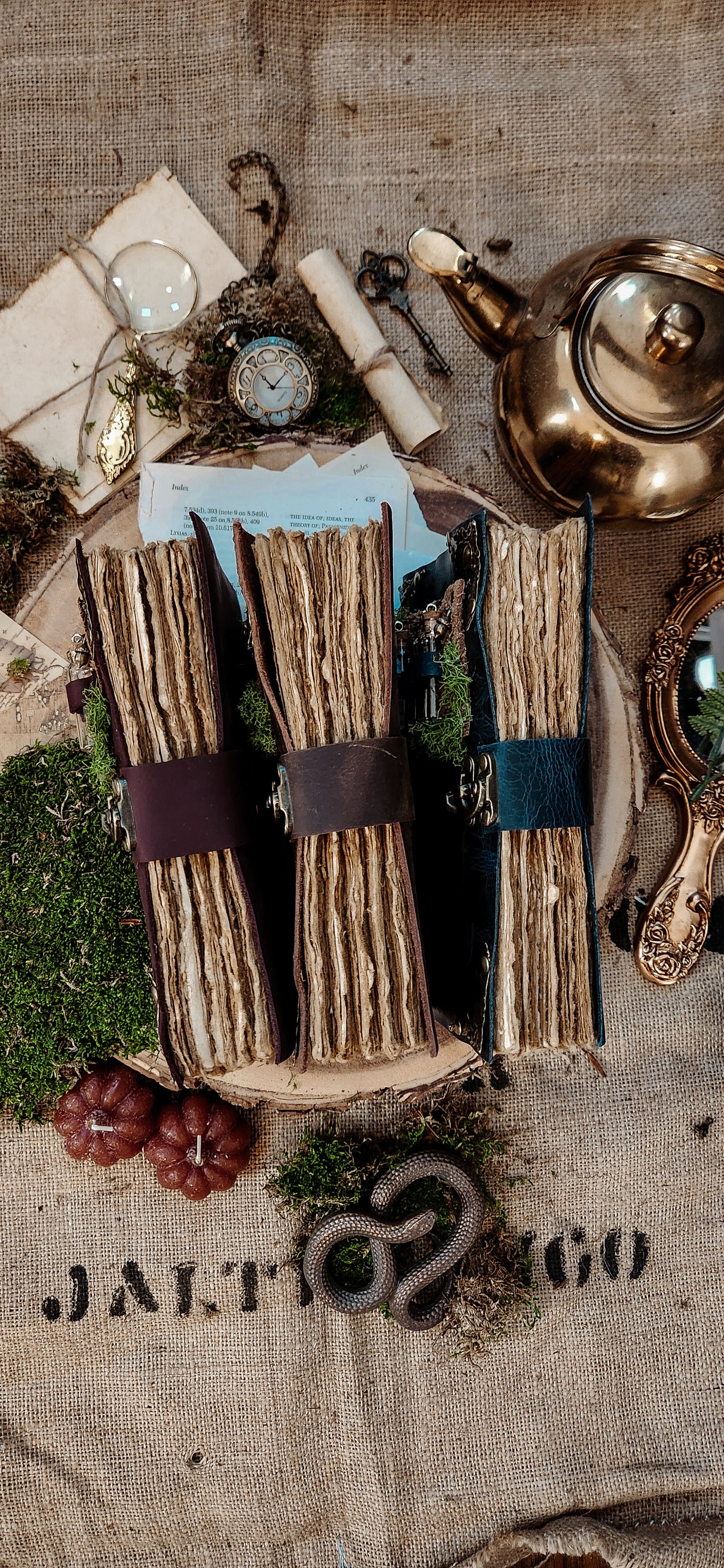 Book of blessings leather journal