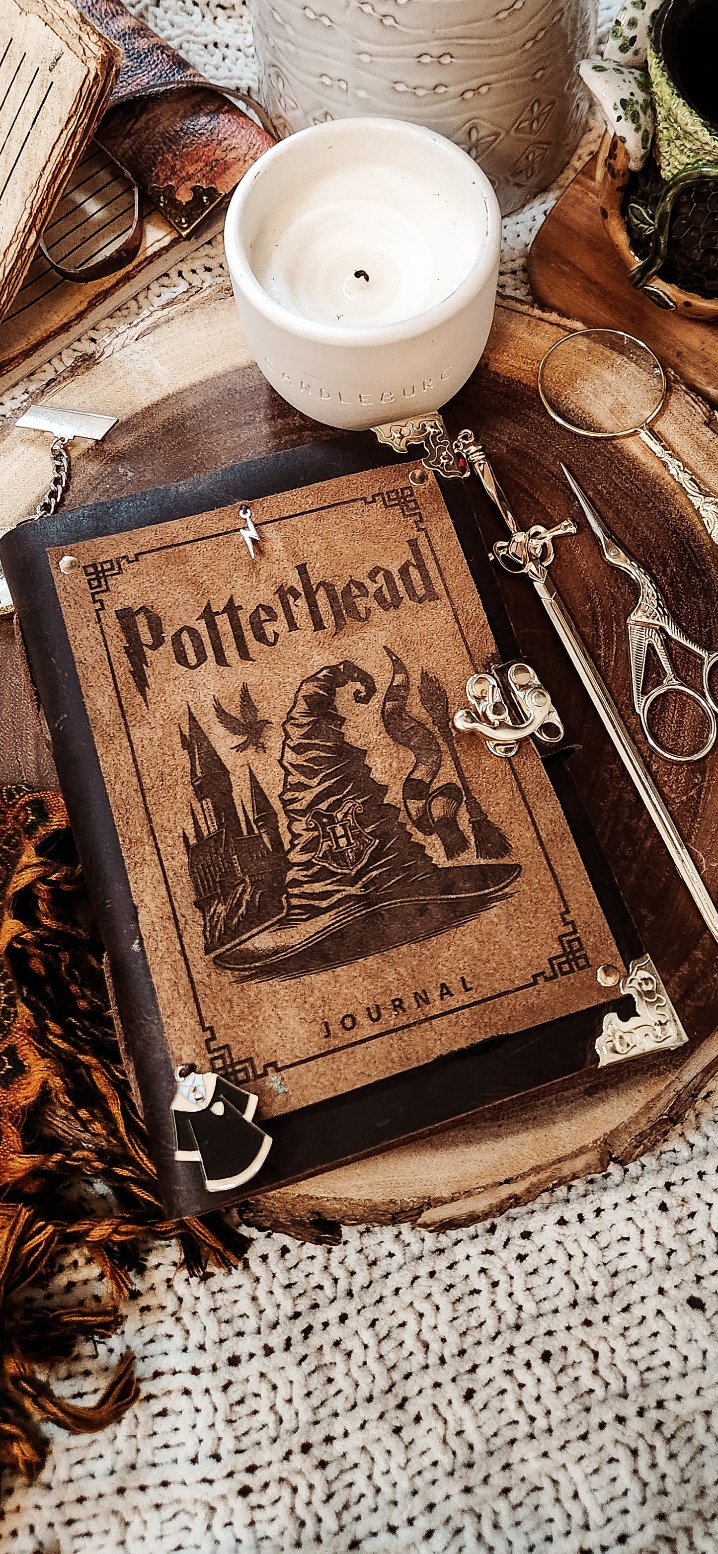 Potterhead Leather Journal