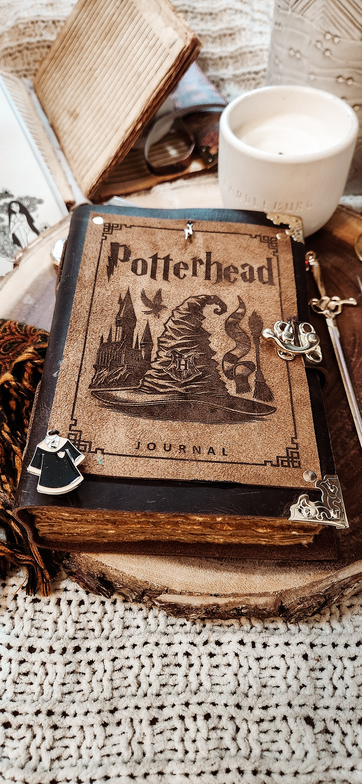 Potterhead Leather Journal