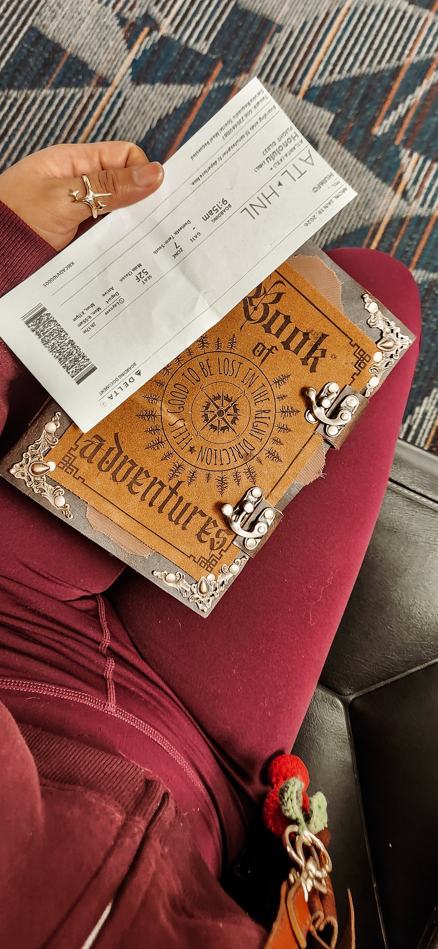 Book of adventures leather journal