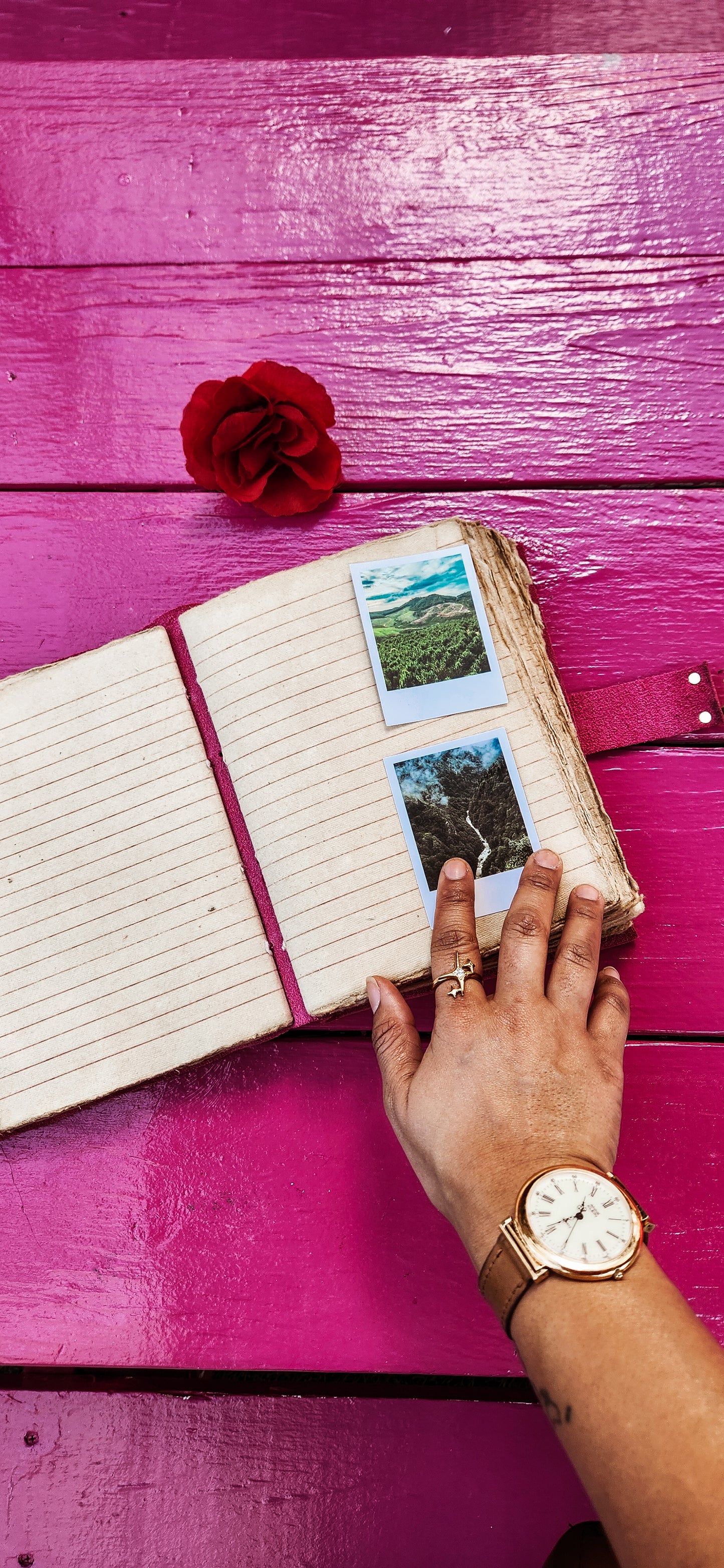 Book of blessings leather journal
