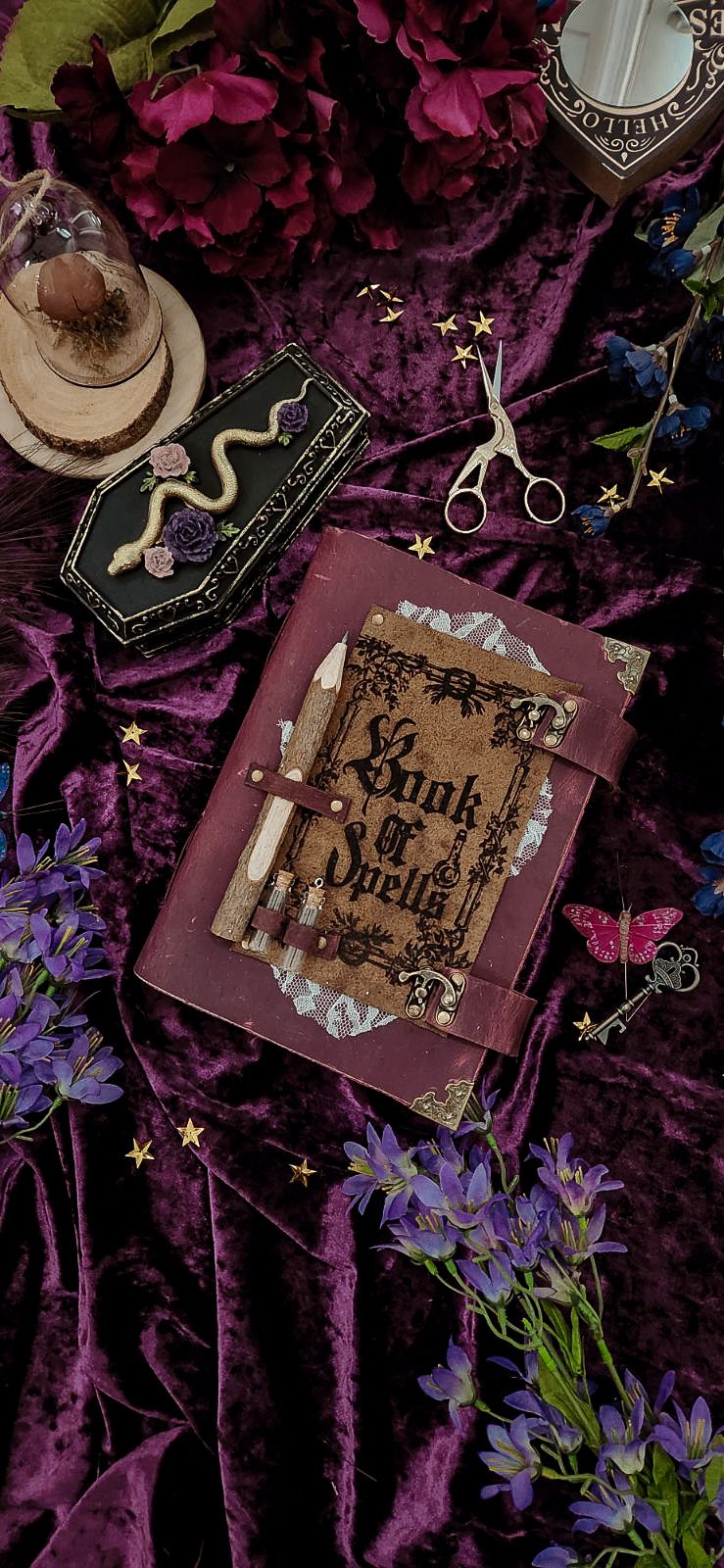 Book of spells Leather Journal & Sketchbook