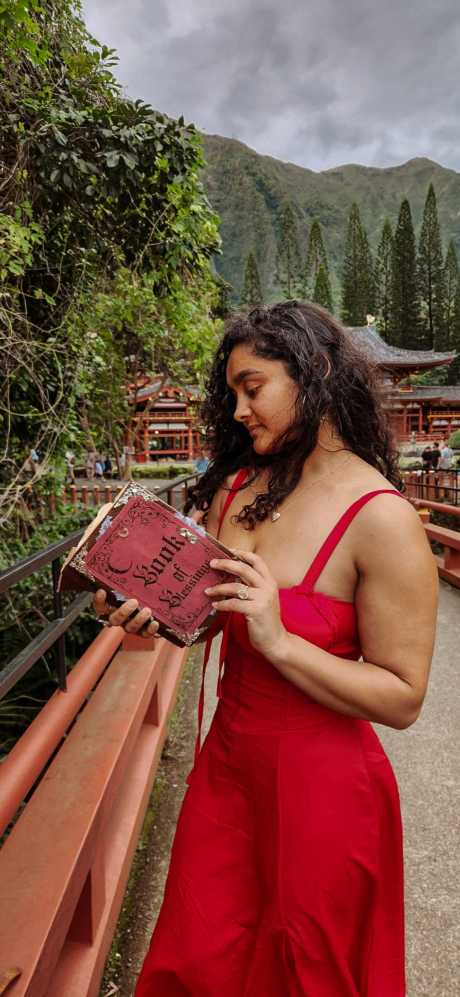 Book of blessings leather journal