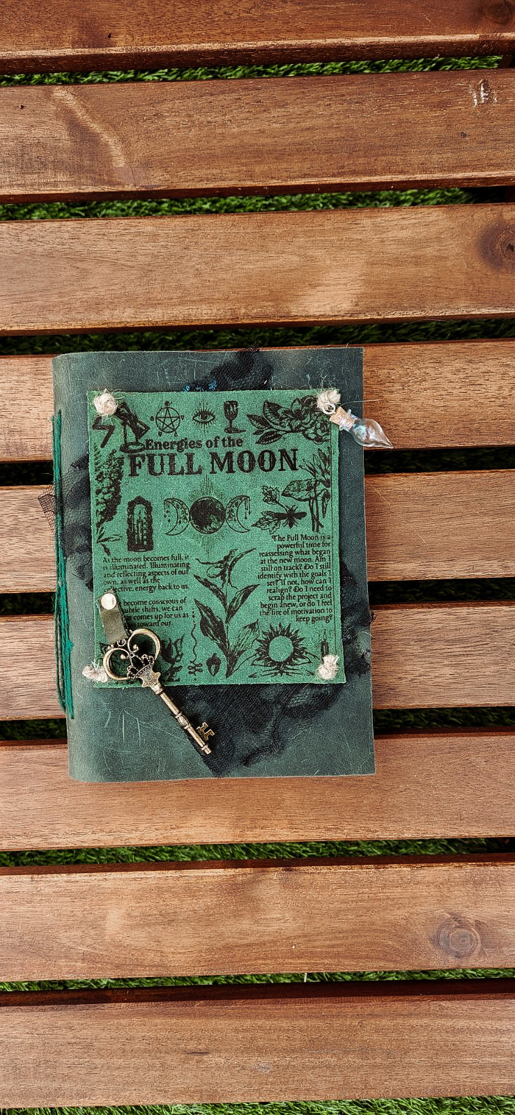 Full Moon leather journal & sketchbook