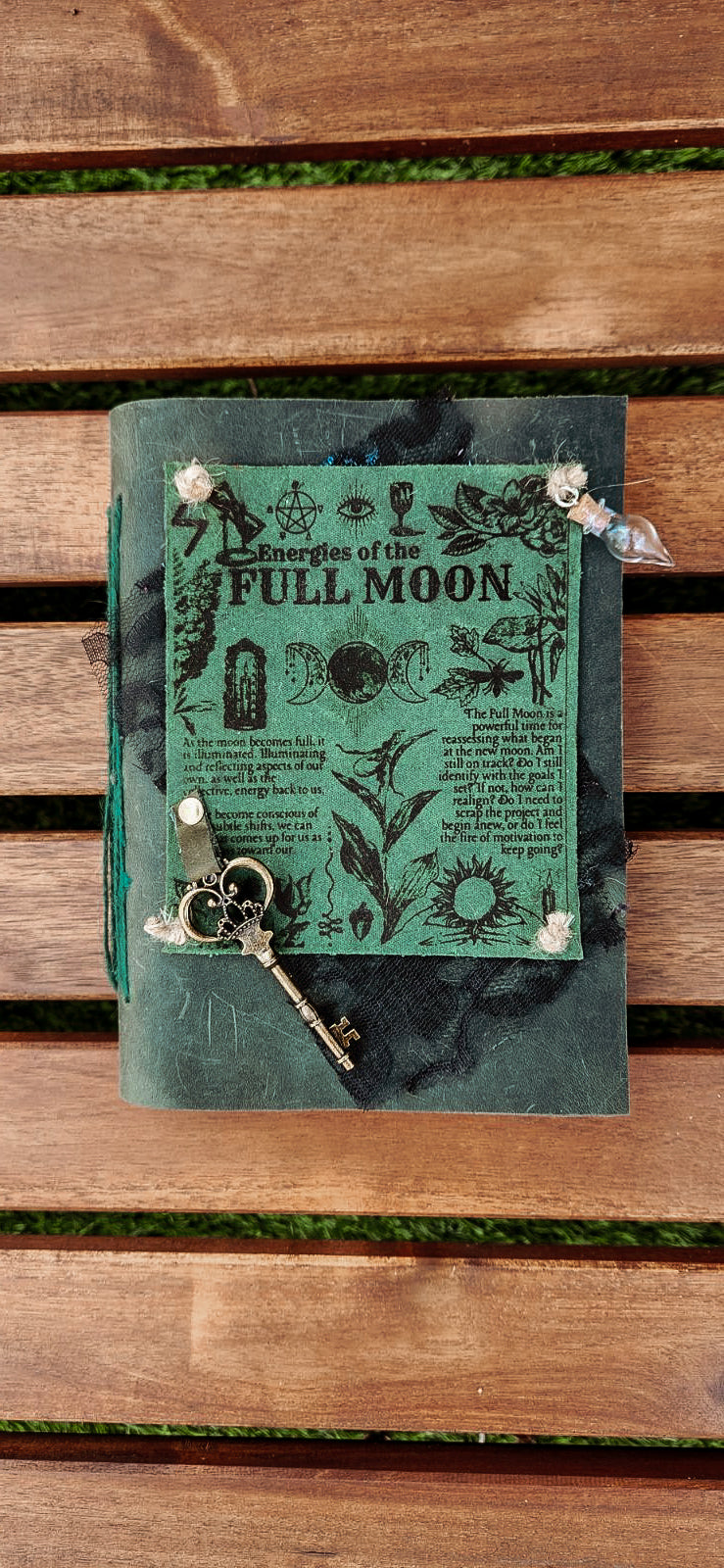Full Moon leather journal & sketchbook