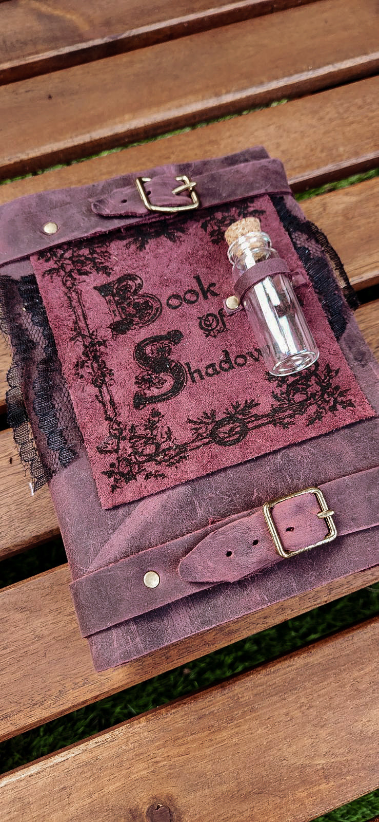 Book of shadows leather sketchbook & journal