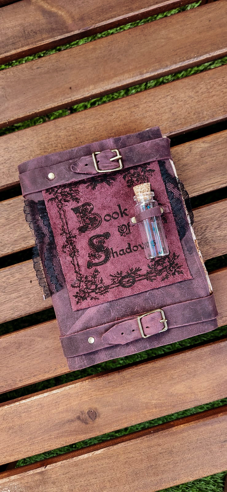 Book of shadows leather sketchbook & journal