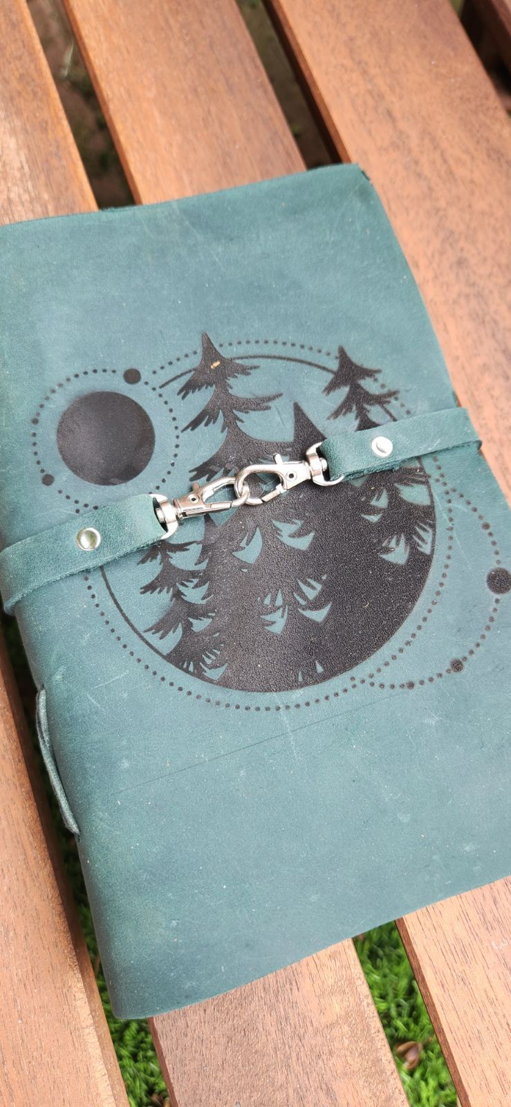 Deep in the forest leather journal & sketchbook