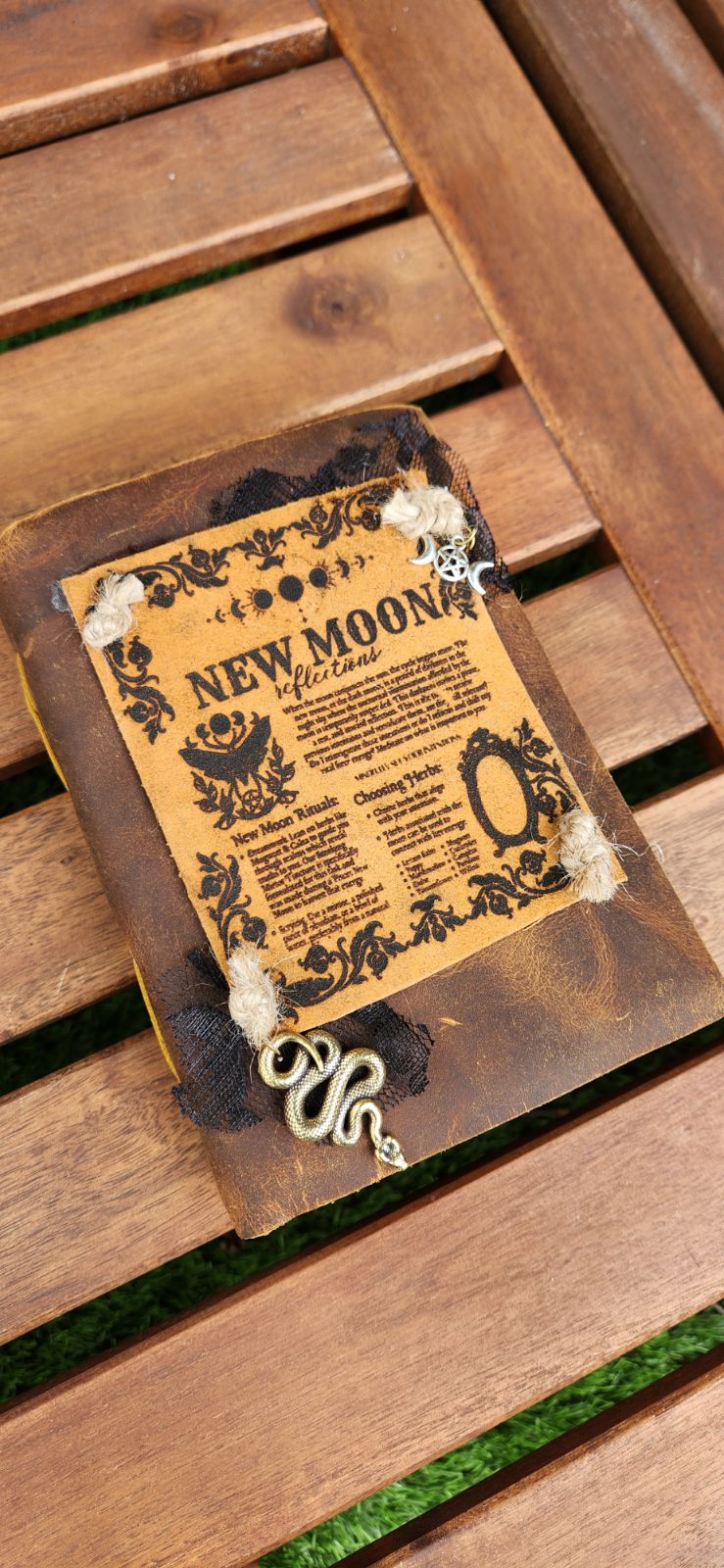 New Moon Leather Journal & sketchbook