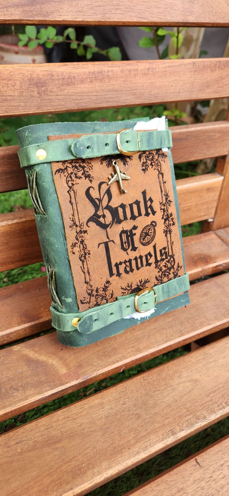 Book of Travels leather Journal