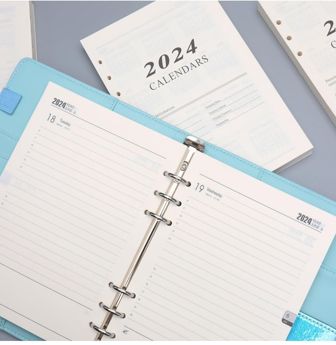 A5 2024 Planner: Book of Plans Refillable