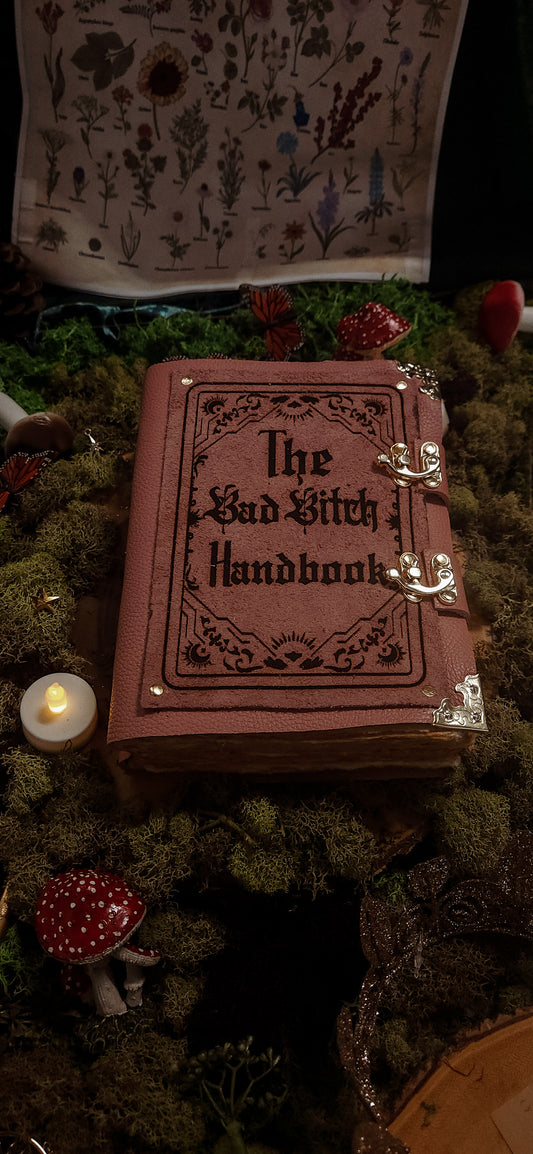 Bad Bitch Handbook leather journal