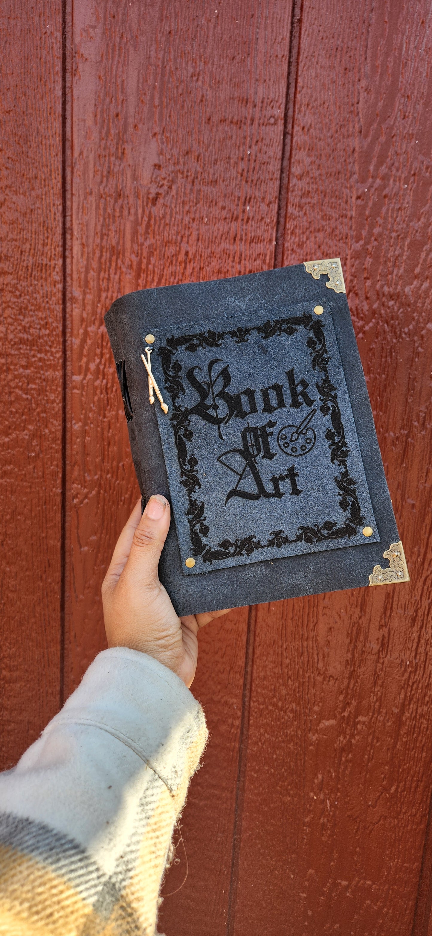 Book of Art leather sketchbook