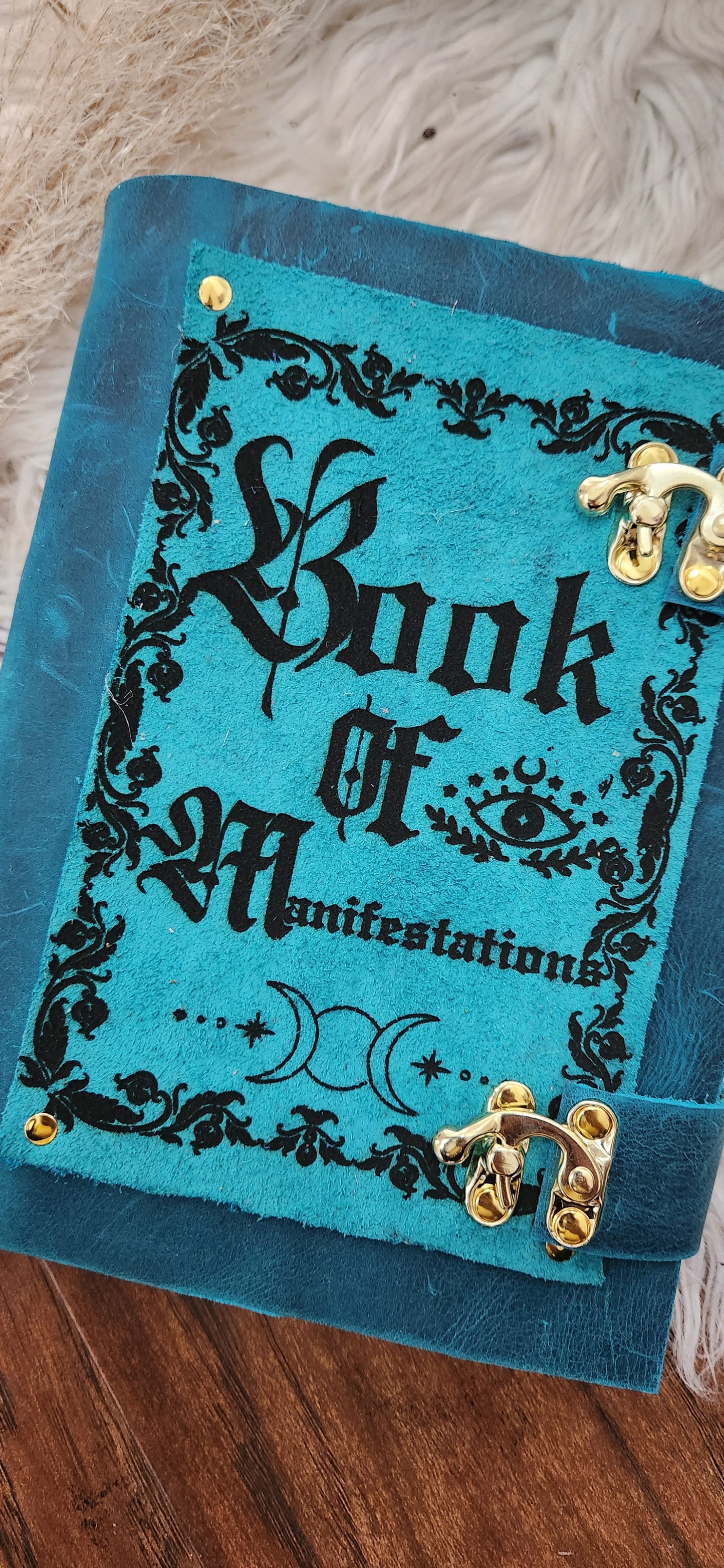 Book of Manifestations Leather Journal & sketchbook double latch