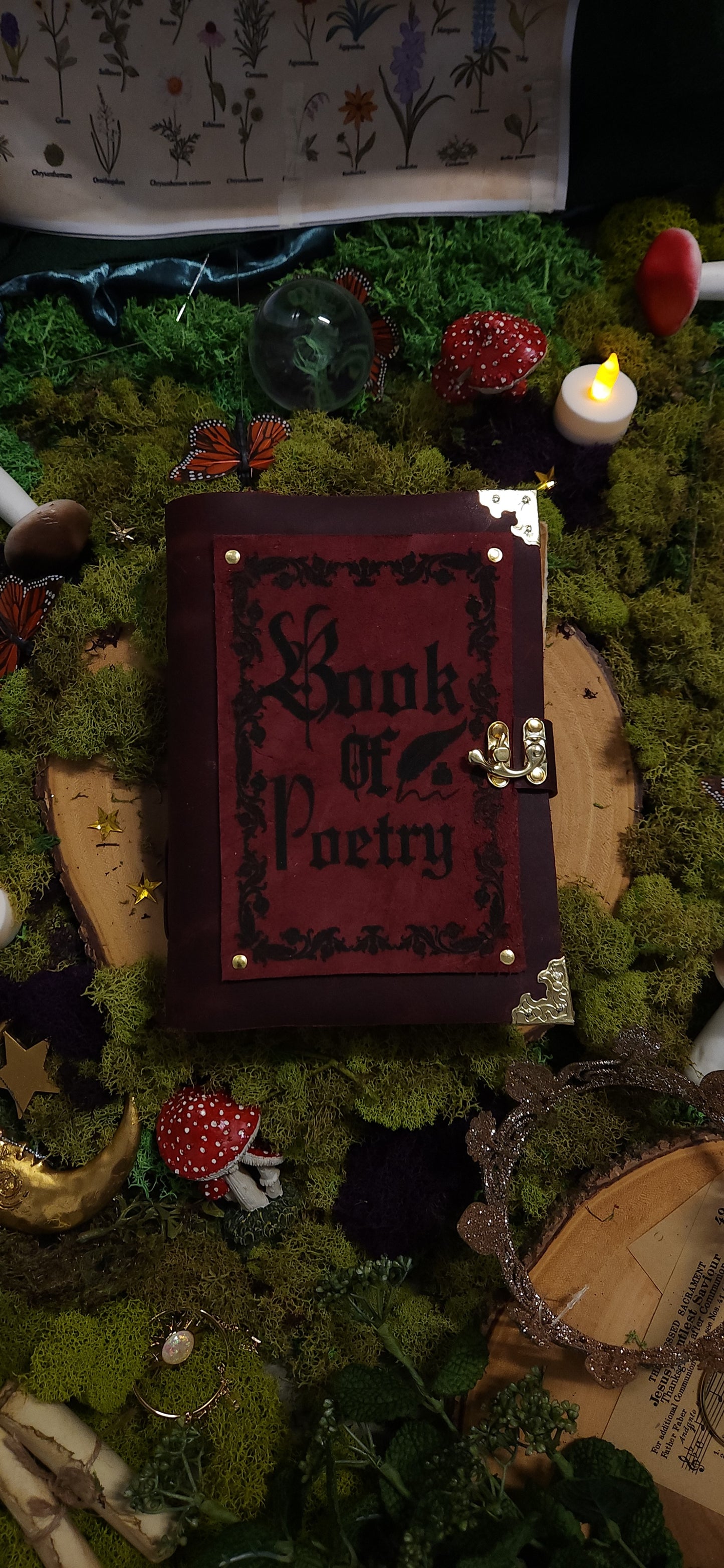 Book of Poetry Leather Journal