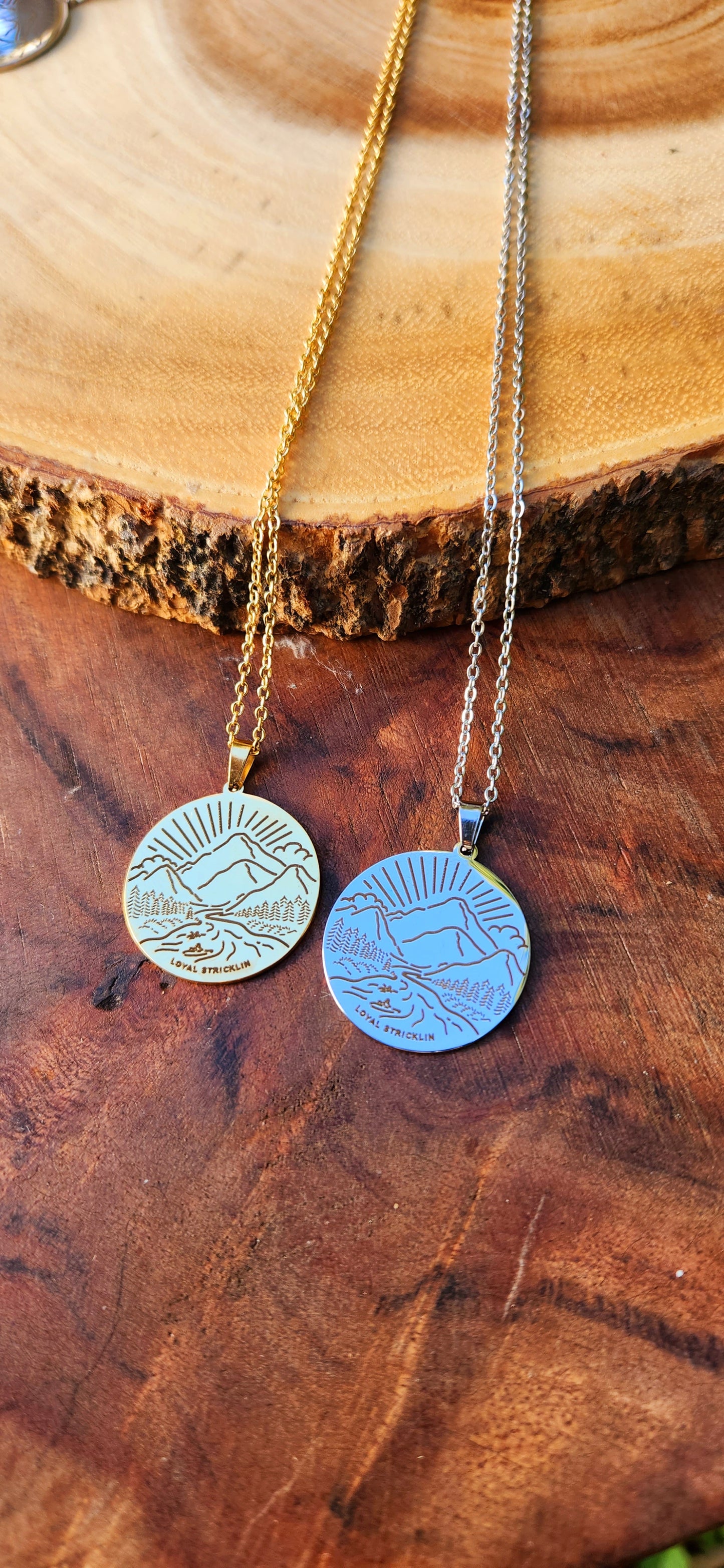The mountains river necklace
