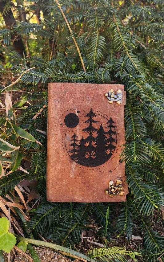Deep in the forest leather journal & Sketchbook