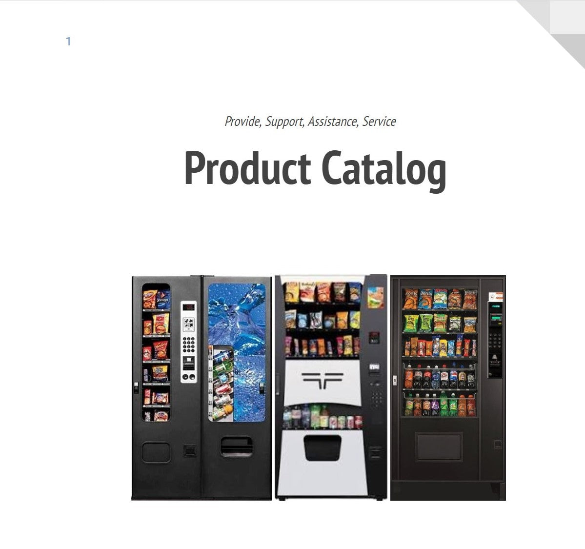 Vending Catalog